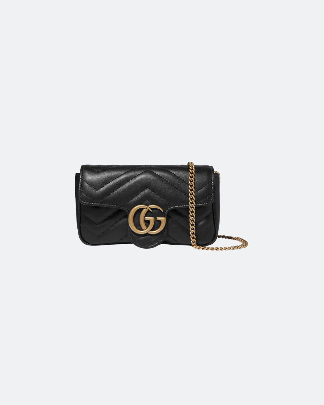 Black GM super mini shoulder bag