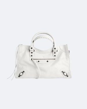 Optic White Le City Medium Bag
