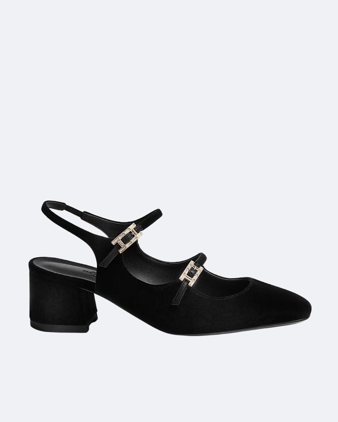 Black Velvet Jackie 50 Pump