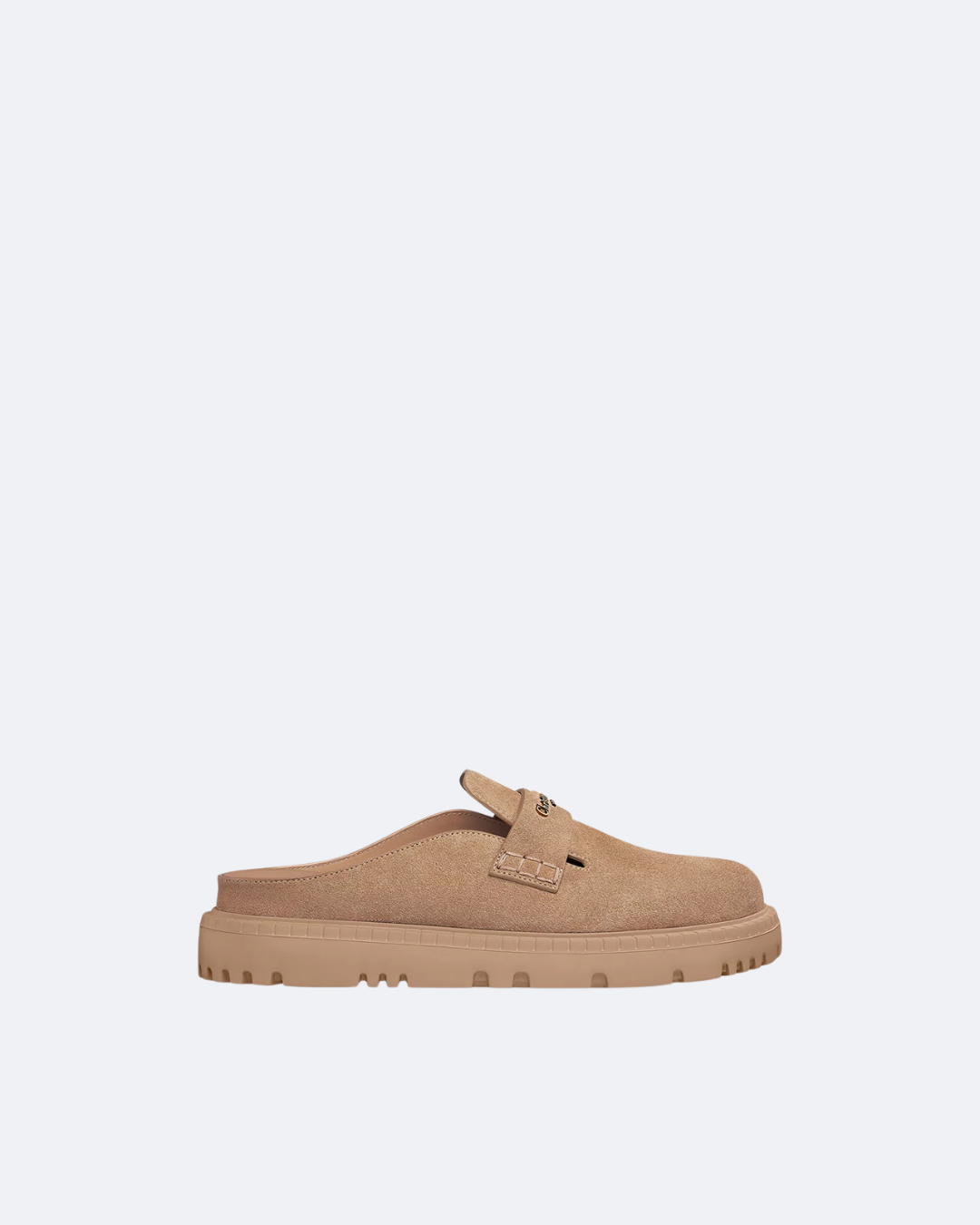 Rope Beige Suede Boy Mule