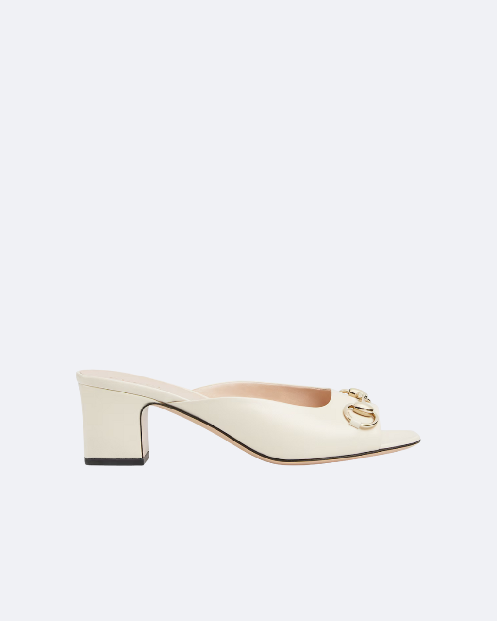 Ivory Horsebit Slide