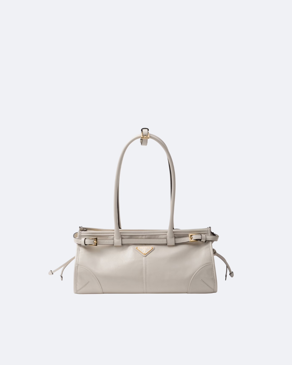 White Bonnie Medium Leather Handbag