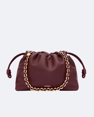 Dark Burgundy Medium Flamenco Purse