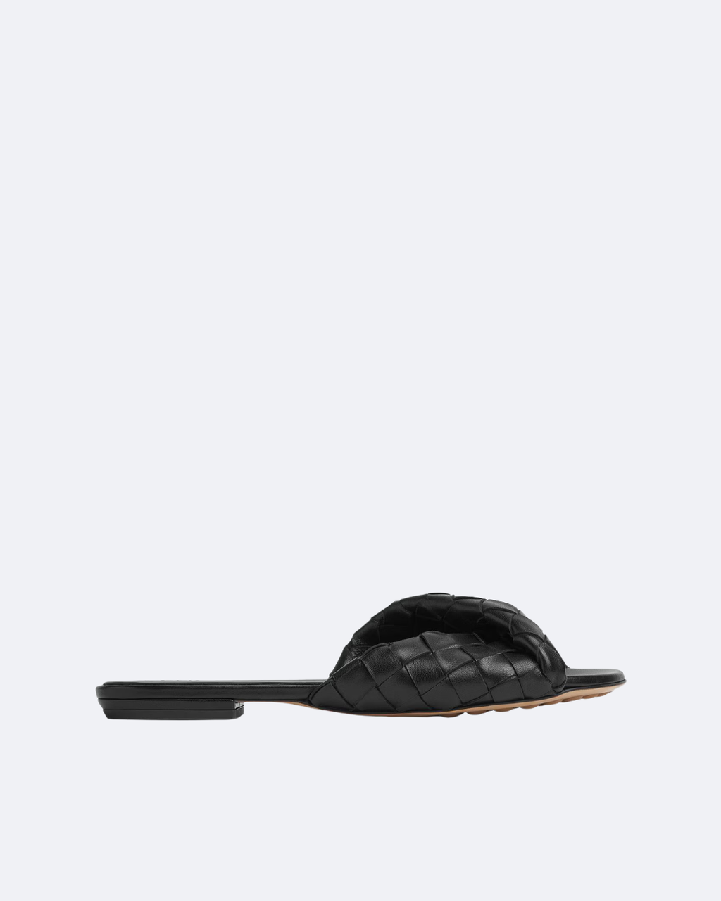 Black Blink Flat Mule