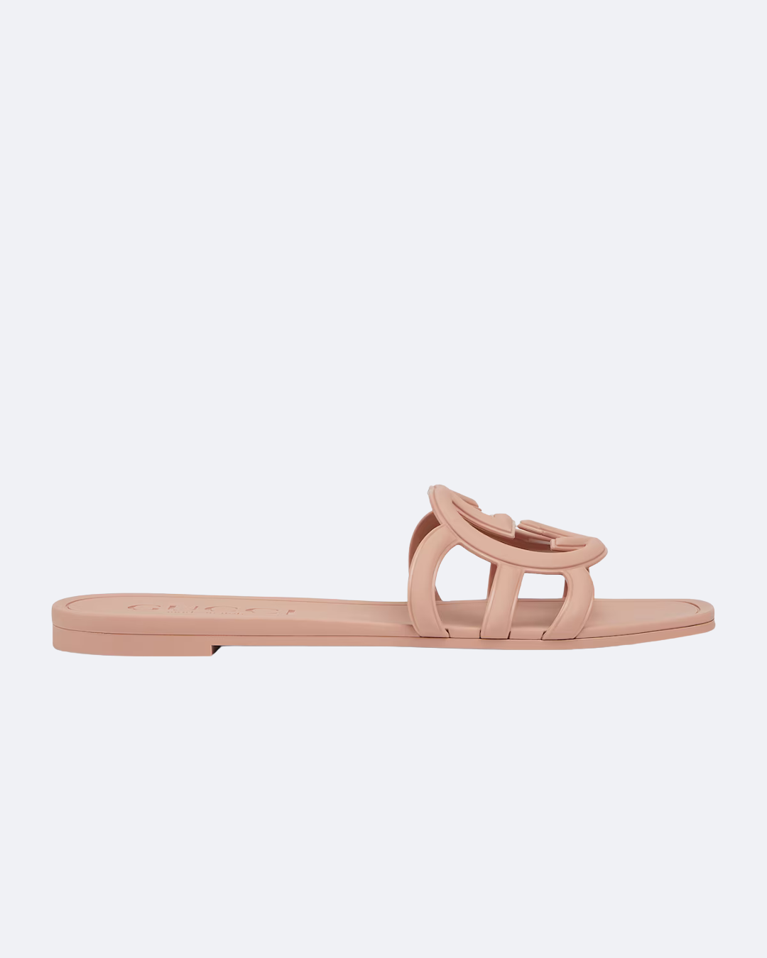Light Beige Interlocking G Slide Sandal
