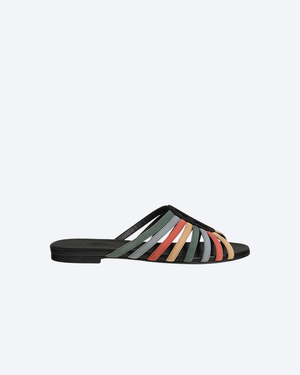 Multicolore Noir Noria Sandal