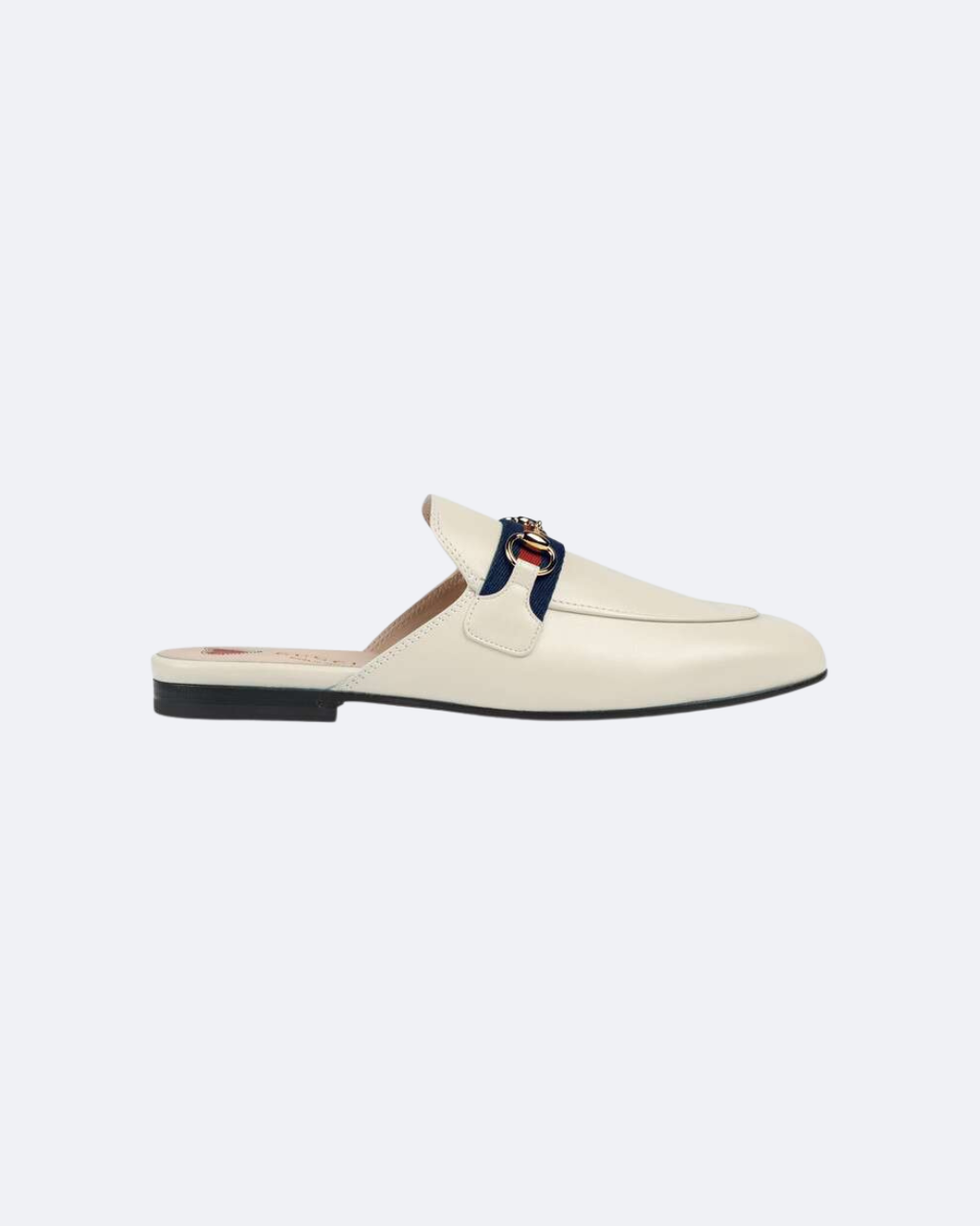 White leather with tonal piping GP slipper