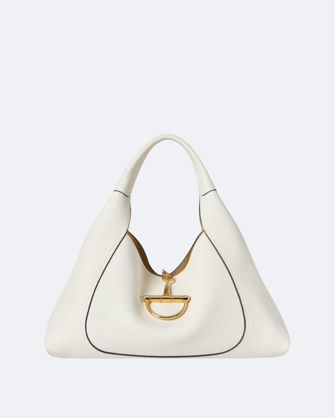 White Softbit Maxi Shoulder Bag
