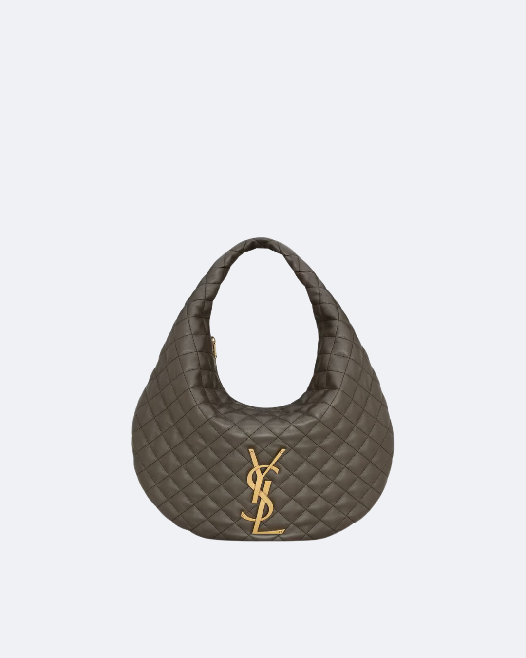 Light Musk Icare Hobo In Quilted Leather