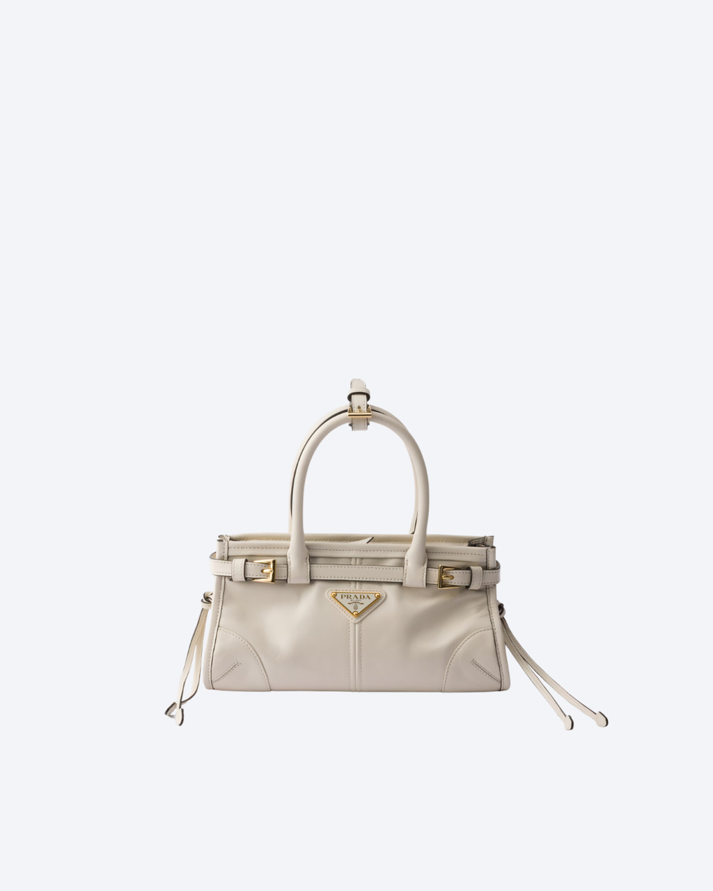 White Bonnie Mini Leather Shoulder Bag