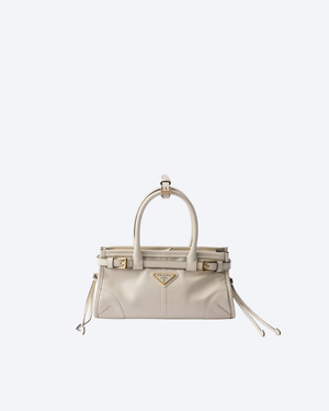 White Bonnie Mini Leather Shoulder Bag