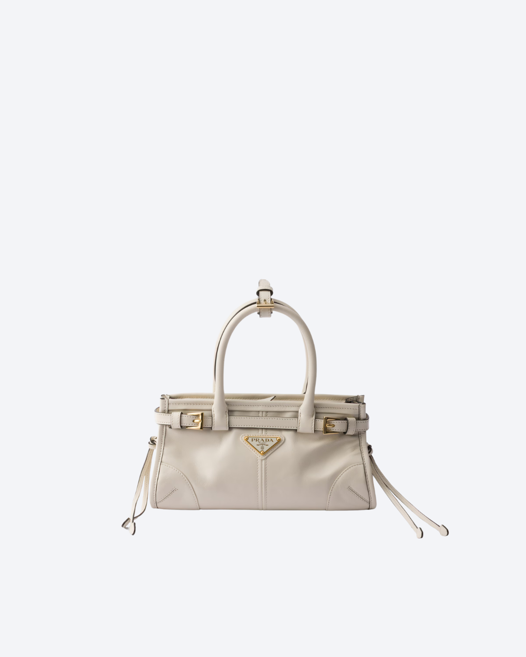 White Bonnie Mini Leather Shoulder Bag