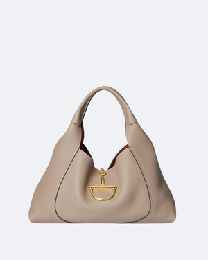 Taupe Softbit Maxi Shoulder Bag
