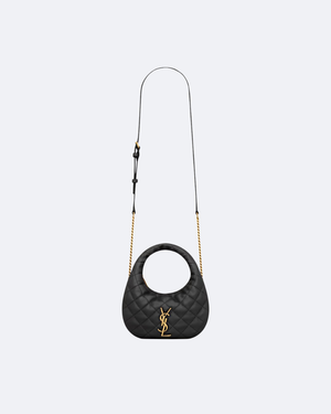 Black Icarino Mini In Quilted Leather