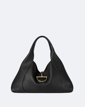 Black Softbit Maxi Shoulder Bag