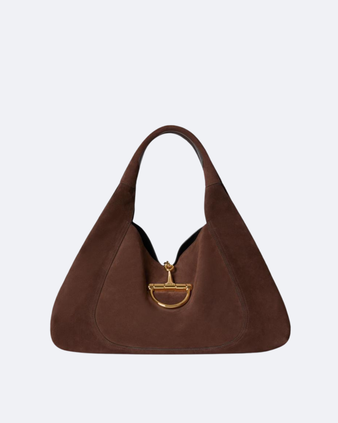 Dark Brown Softbit Maxi Shoulder Bag