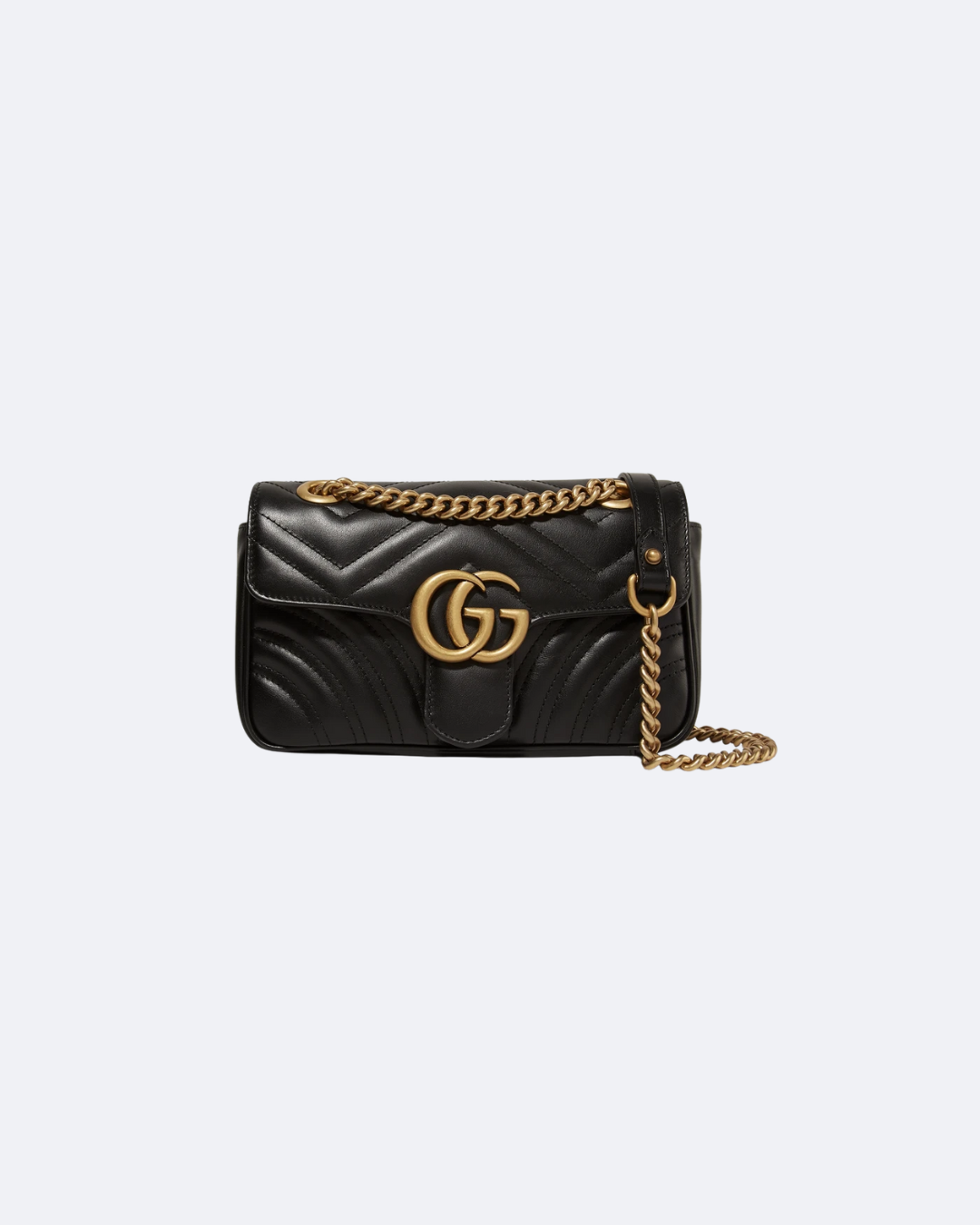 Black GM mini shoulder bag