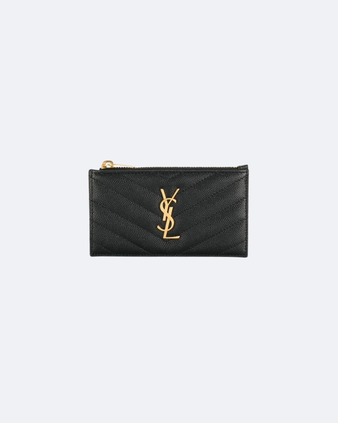 Black YS Zippered Card Case