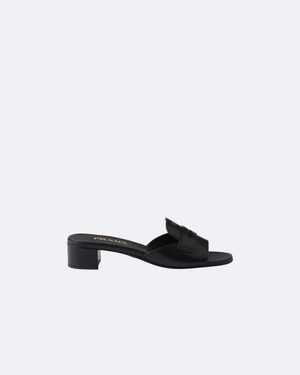 Black Leather Sandals