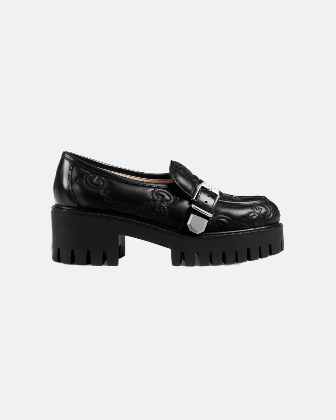 Black G Matelassé loafer