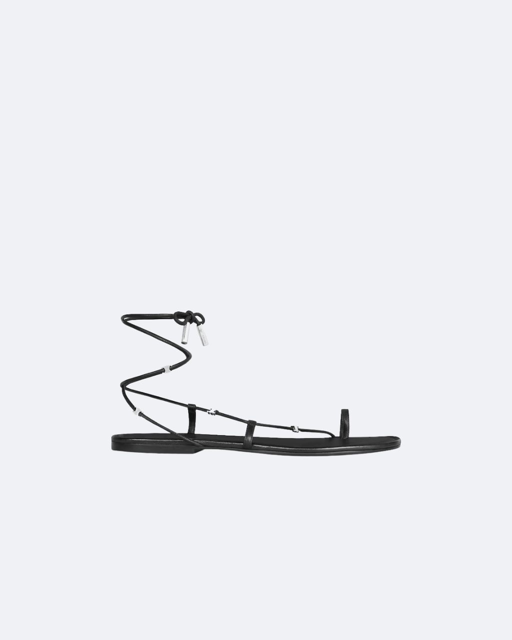 Black Spiral Sandal