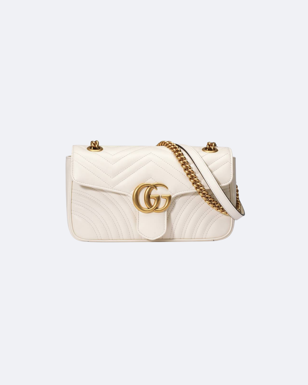 White GM small shoulder bag