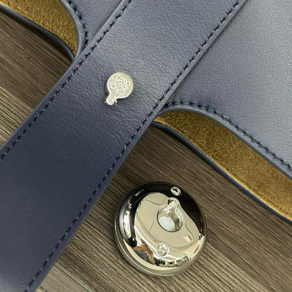 Abyss Blue Mini Pebble Bucket