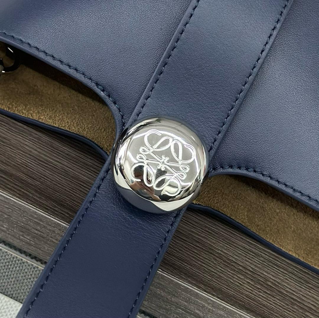 Abyss Blue Mini Pebble Bucket