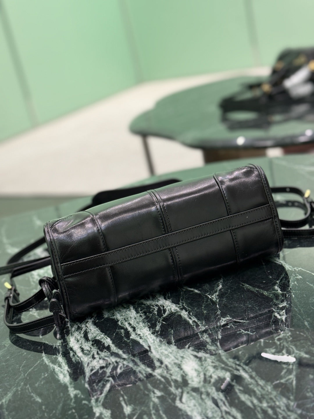 Black Bonnie Mini Leather Shoulder Bag