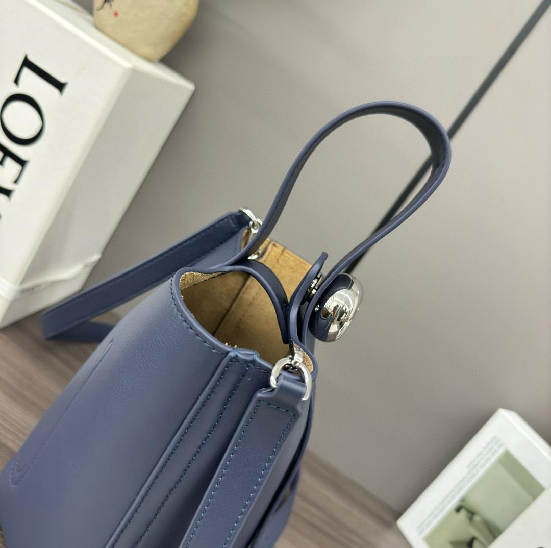 Abyss Blue Mini Pebble Bucket