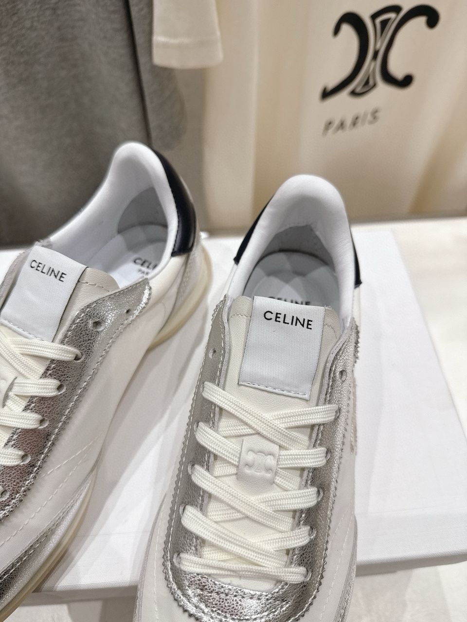 Light Grey/Silver Racer - Low Top Sneaker
