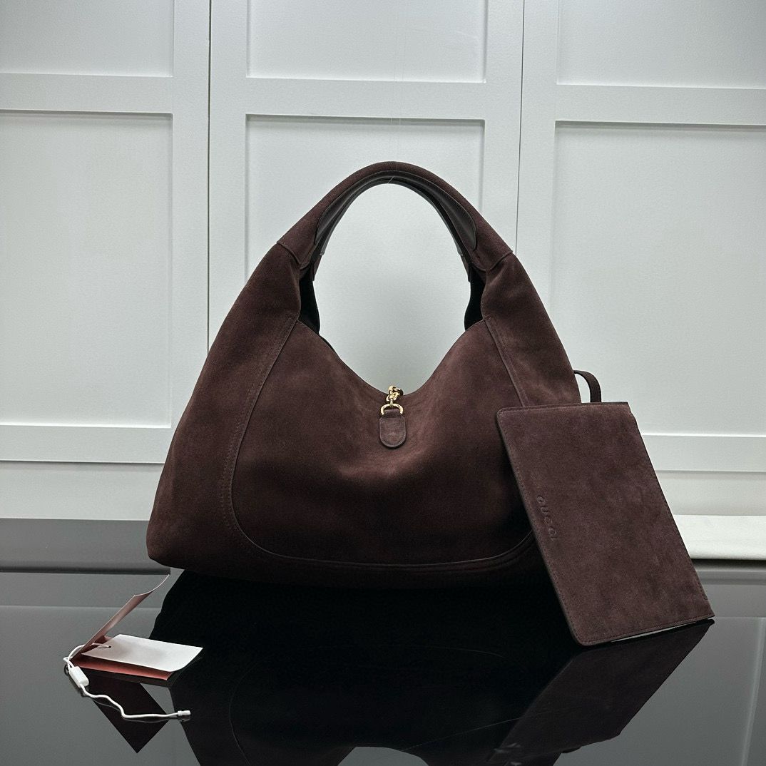 Dark Brown Softbit Maxi Shoulder Bag