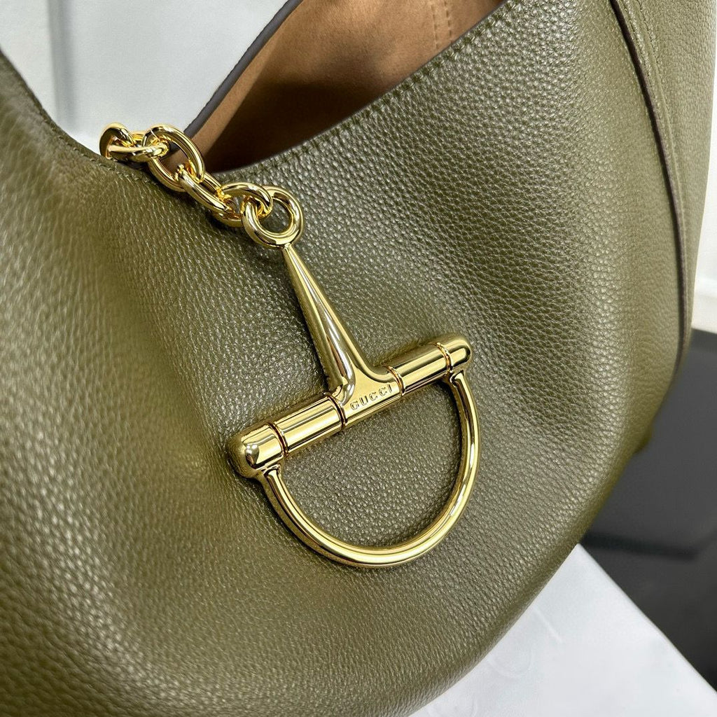 Forest Green Softbit Maxi Shoulder Bag