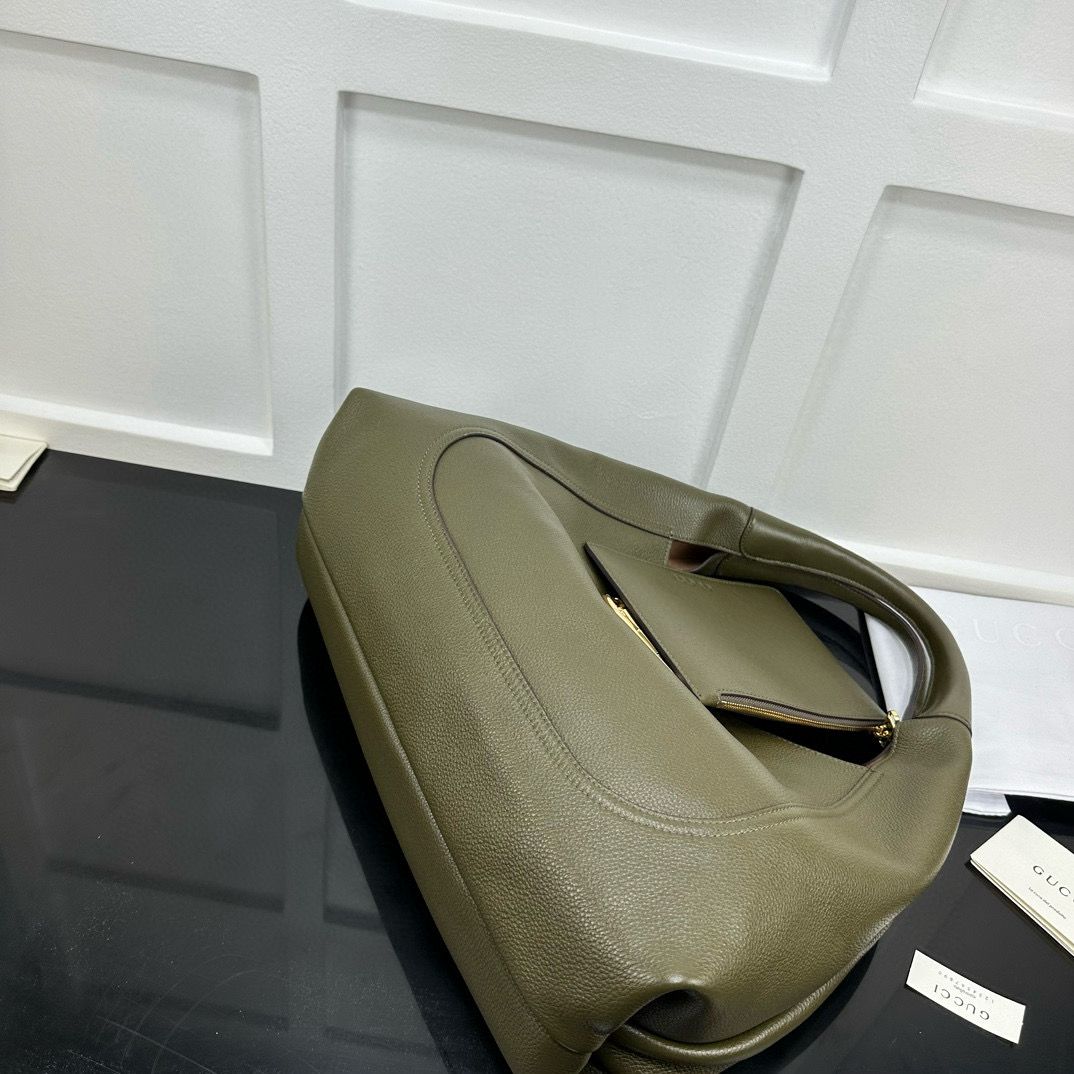 Forest Green Softbit Maxi Shoulder Bag