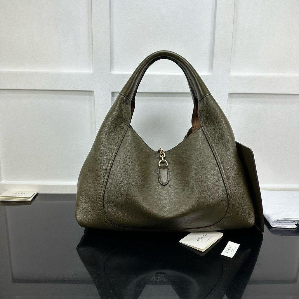 Forest Green Softbit Maxi Shoulder Bag
