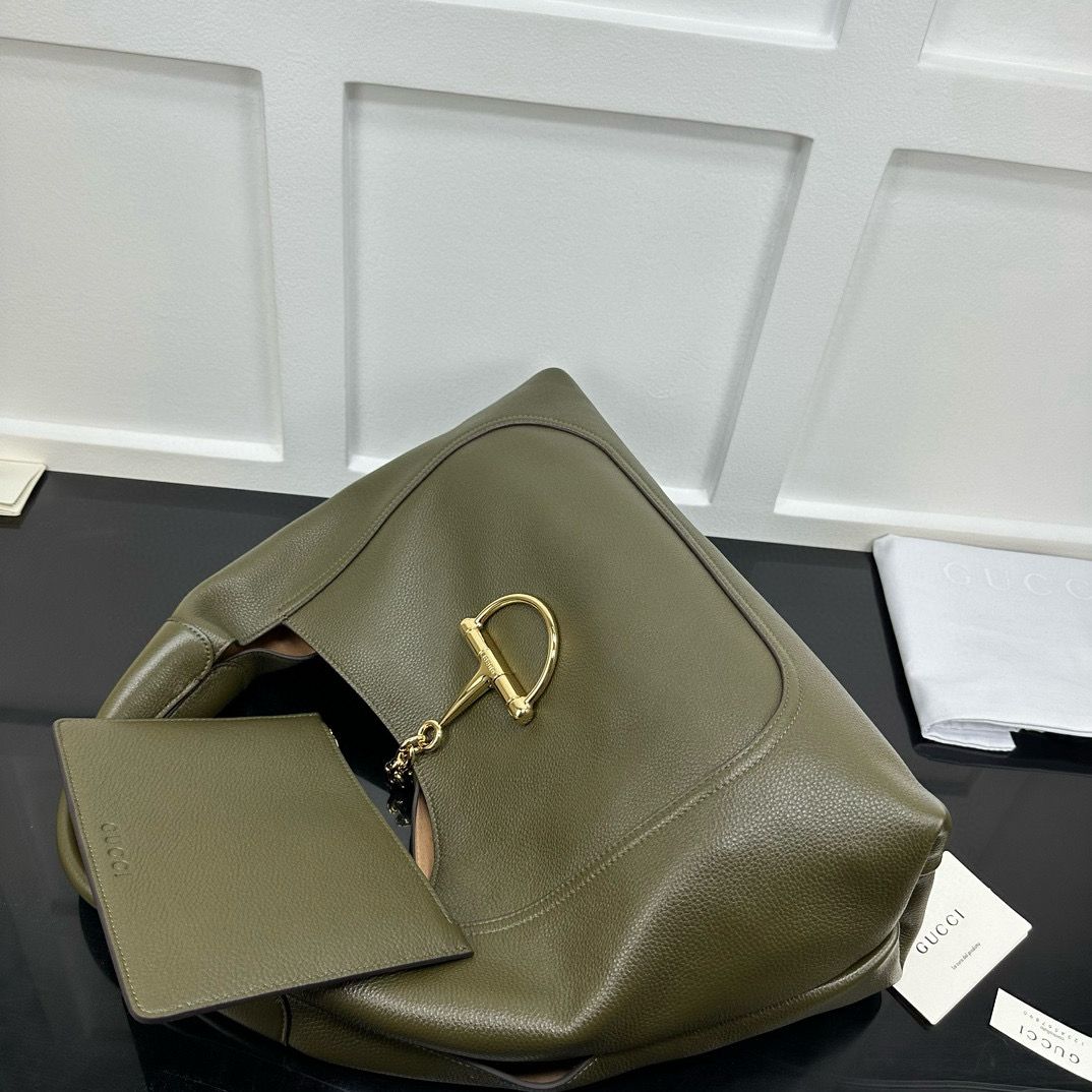 Forest Green Softbit Maxi Shoulder Bag