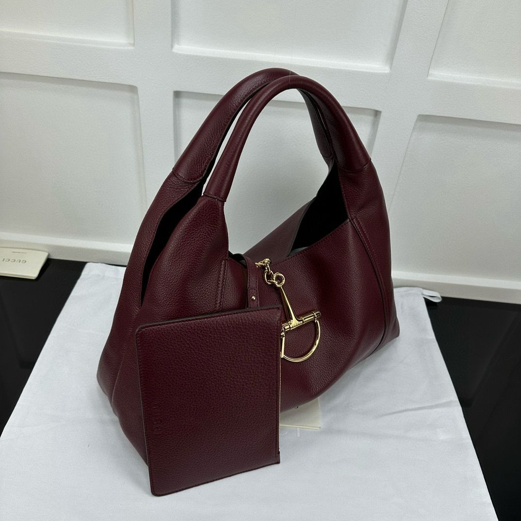 Rosso Ancora Red Softbit Maxi Shoulder Bag