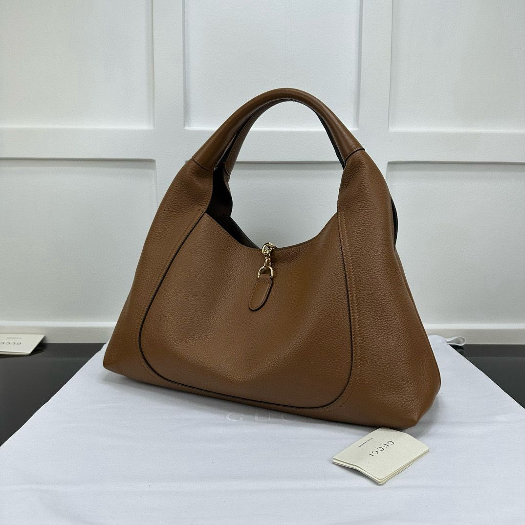 Brown Softbit Maxi Shoulder Bag