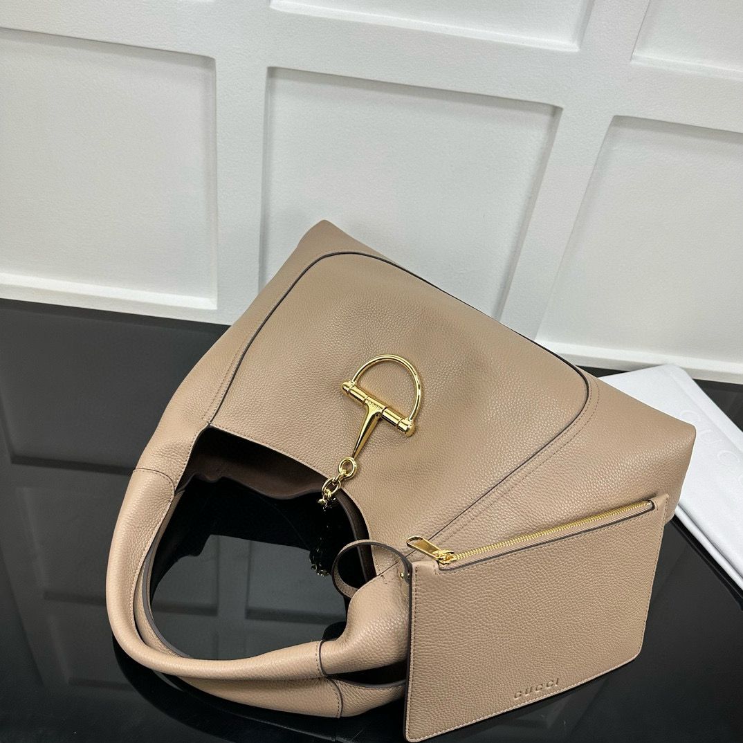 Taupe Softbit Maxi Shoulder Bag