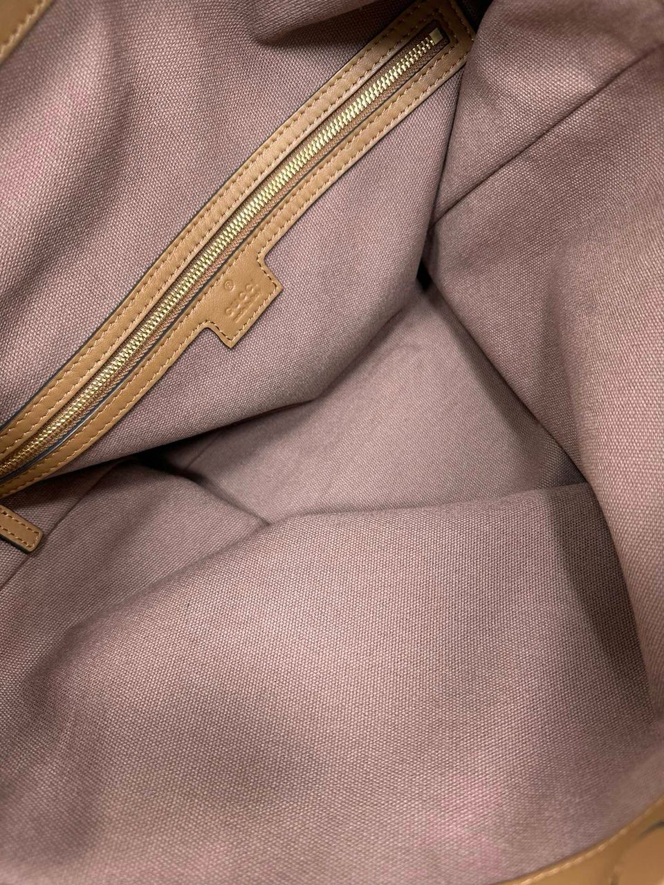 Brown Leather Beatrix Large Tote Bag