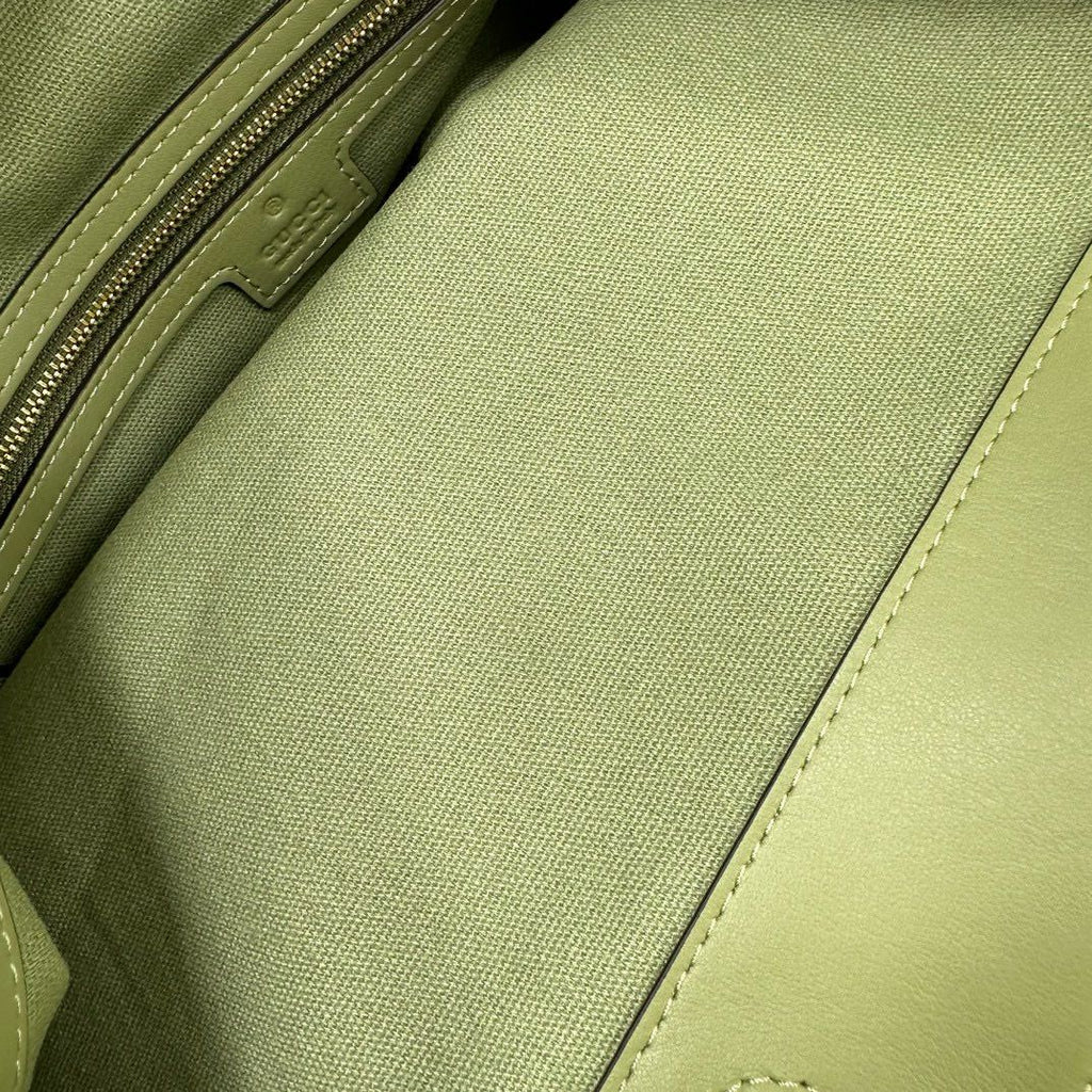 Sage GreenLeather Beatrix Large Tote Bag