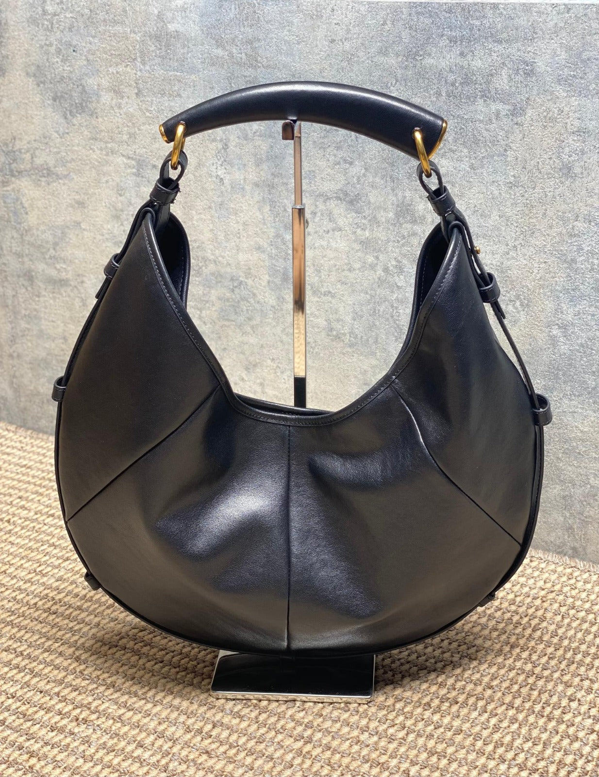 Black Mombasa Large In Leather