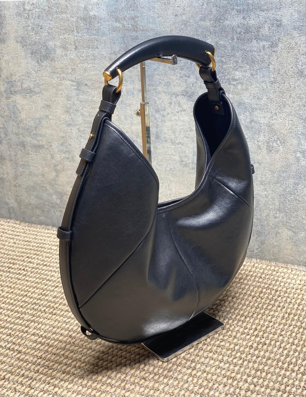 Black Mombasa Large In Leather