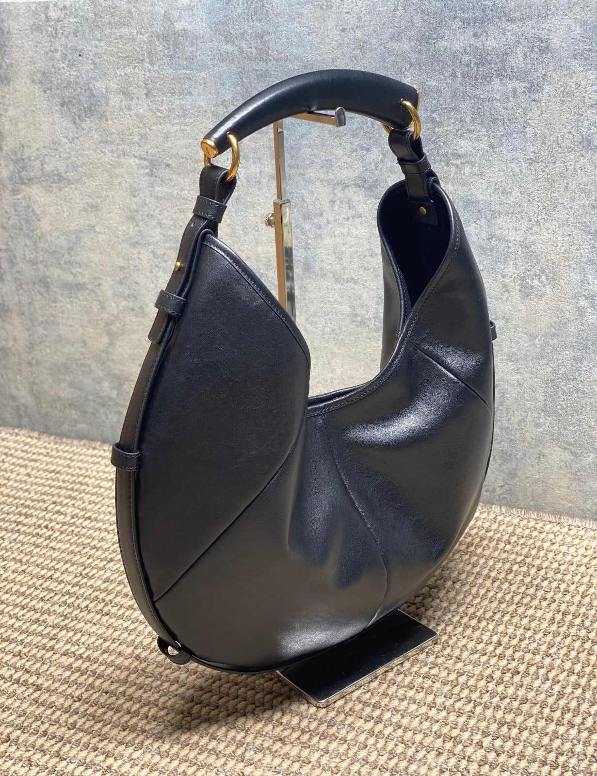 Black Mombasa Large In Leather