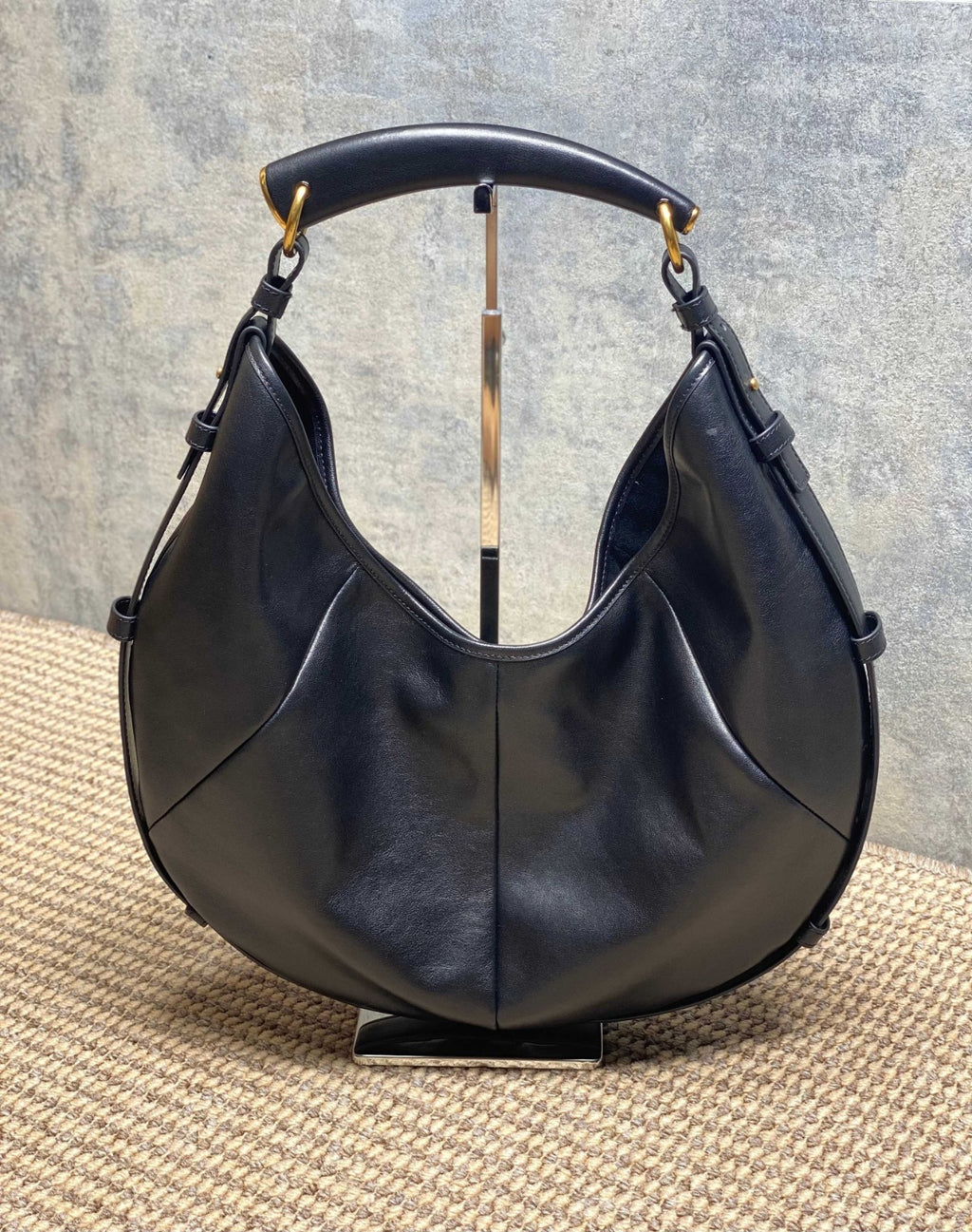 Black Mombasa Large In Leather