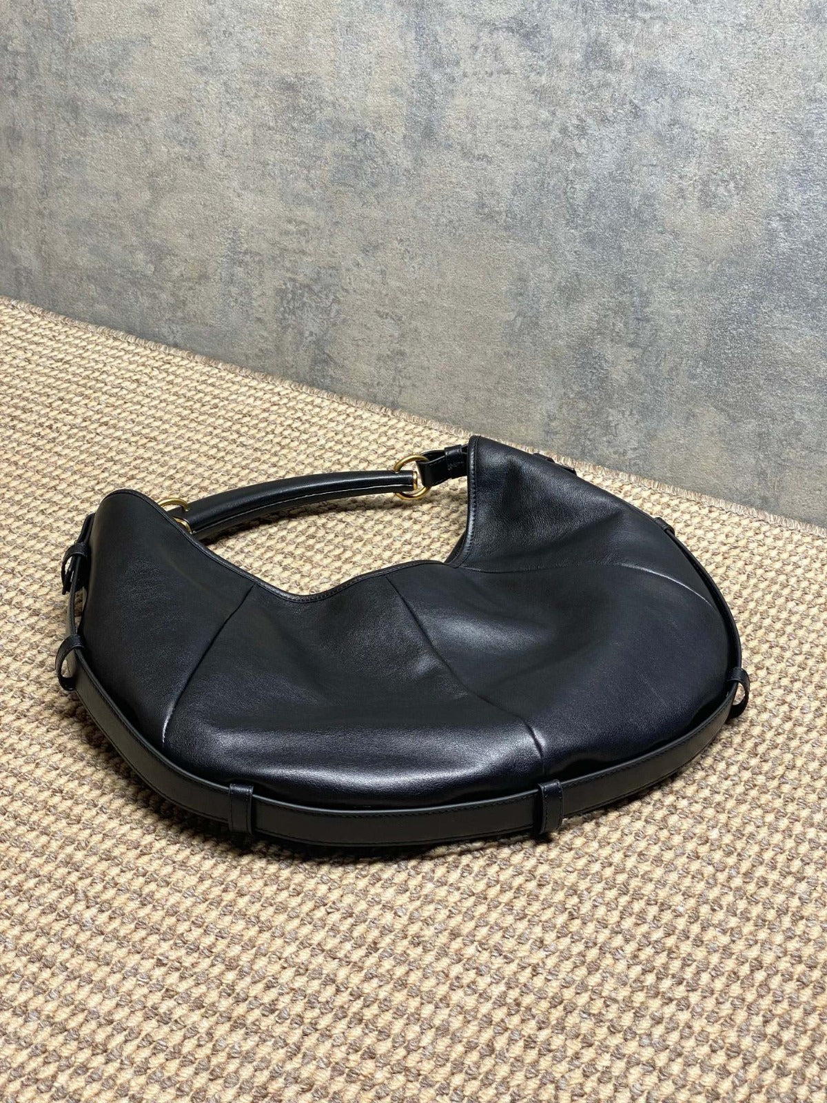 Black Mombasa Large In Leather
