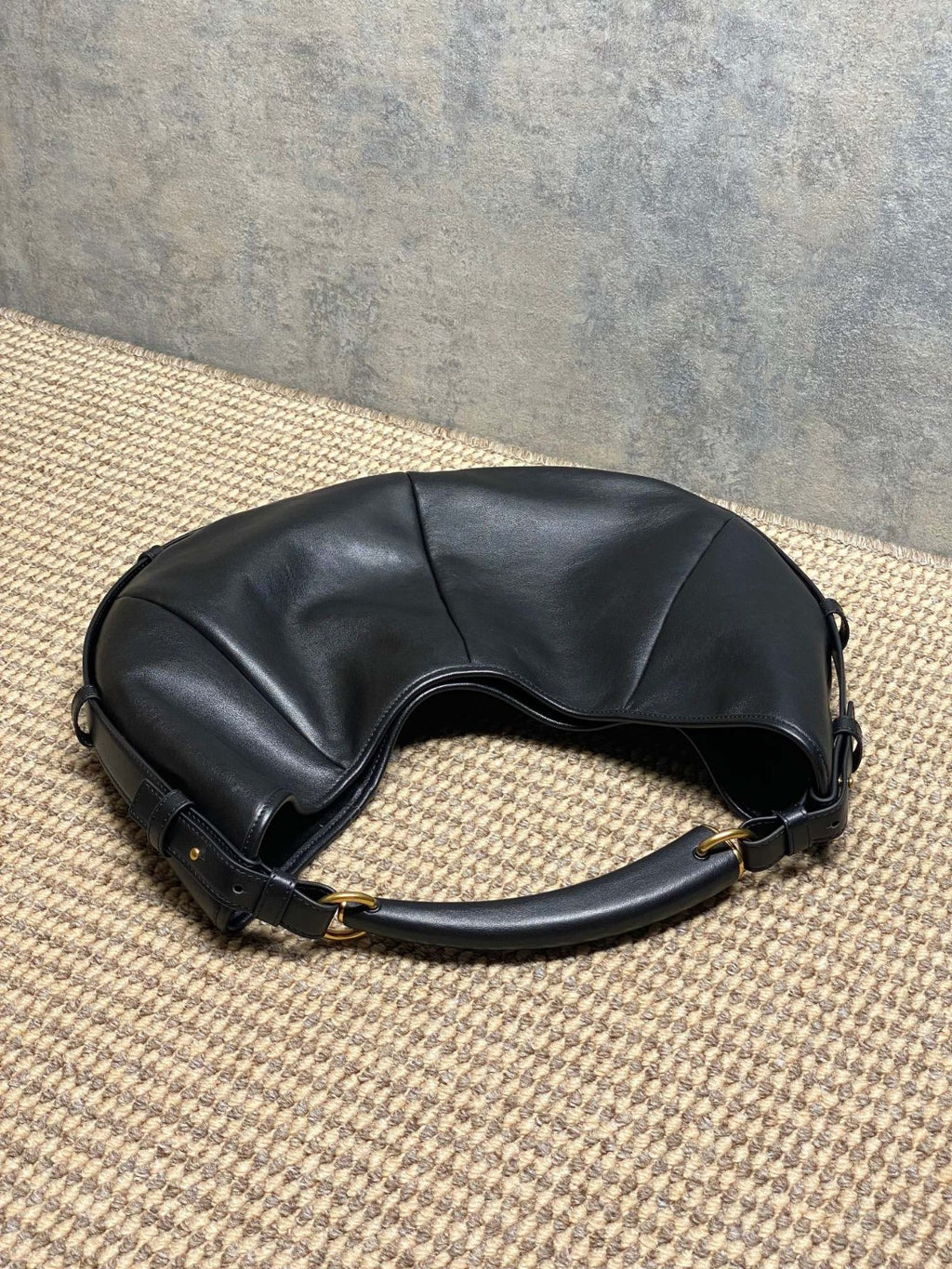 Black Mombasa Large In Leather