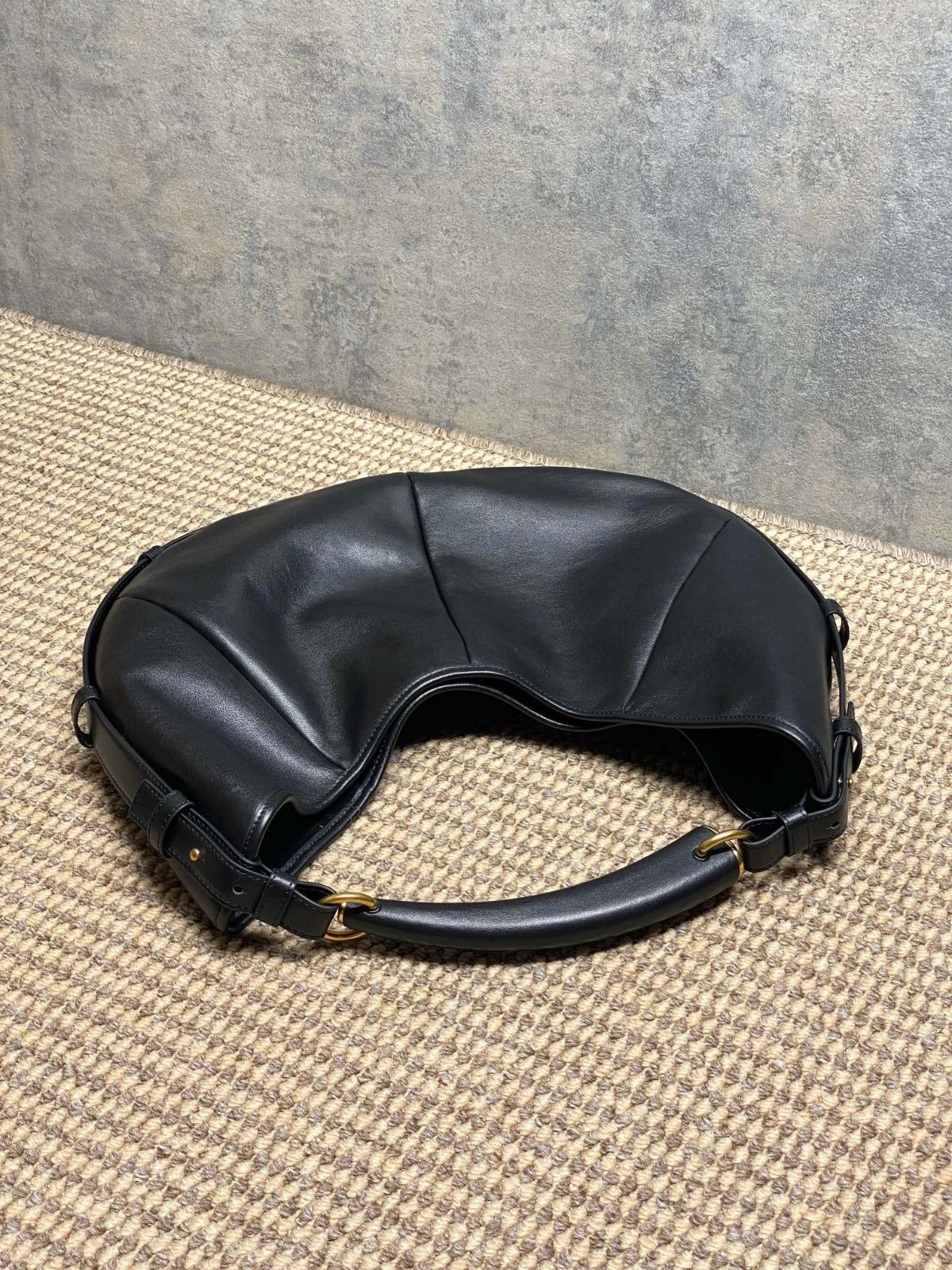 Black Mombasa Large In Leather