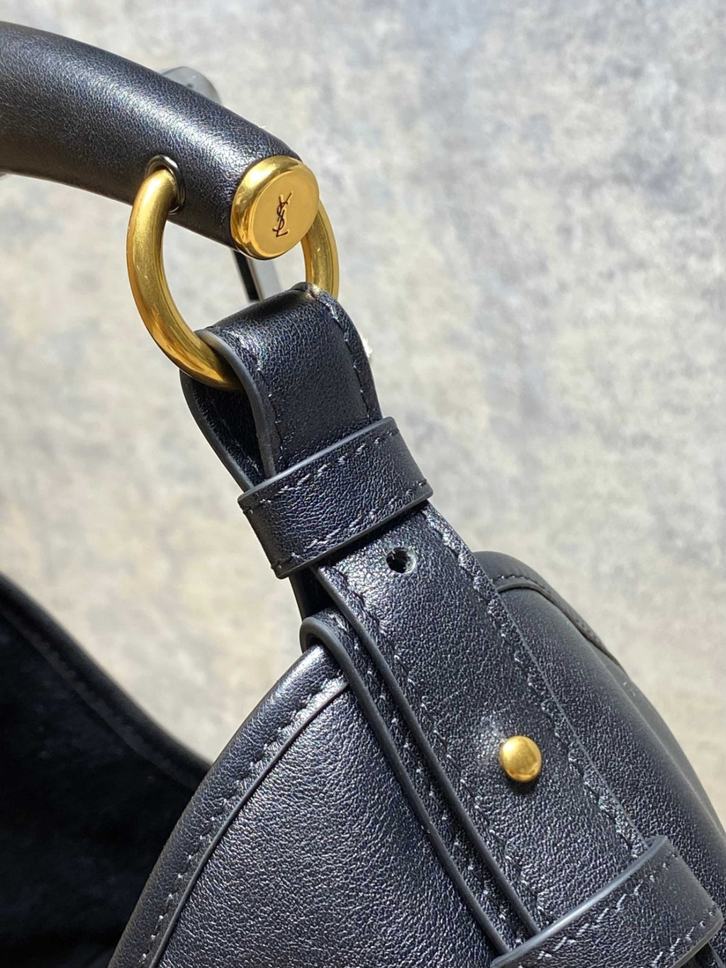 Black Mombasa Large In Leather