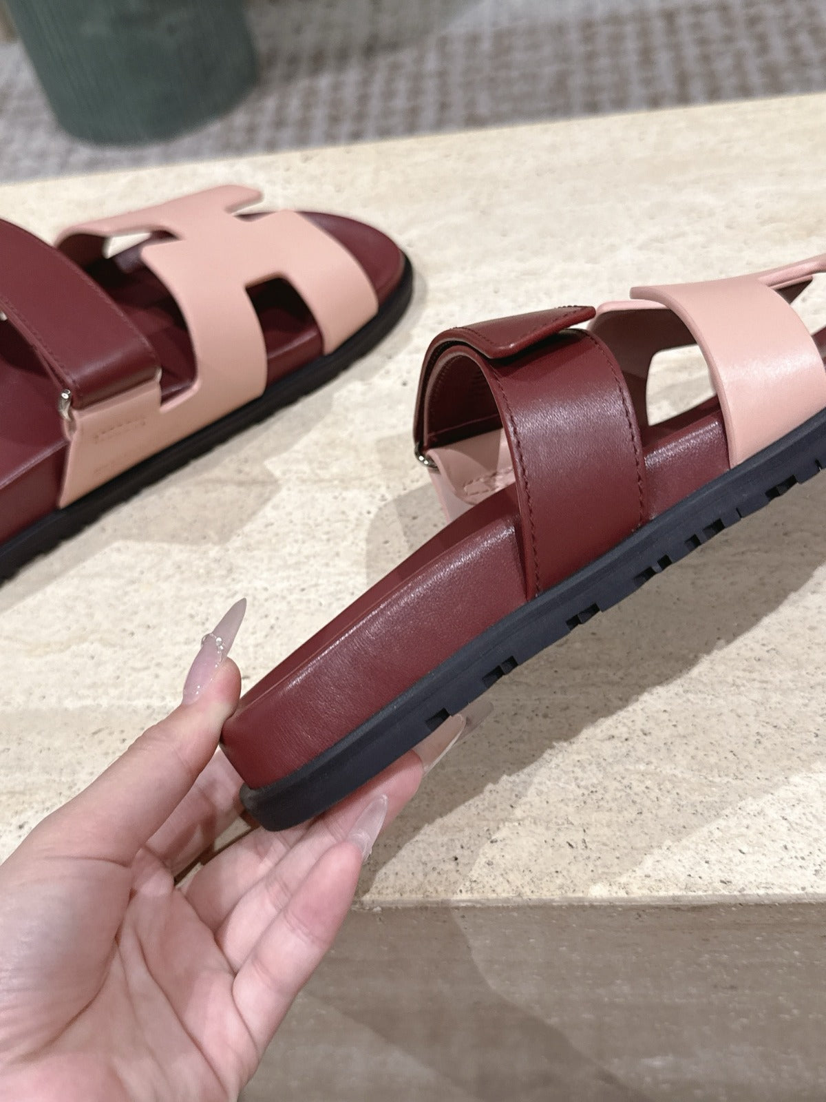 Women's Beige Perlino / Rouge HC Sandal